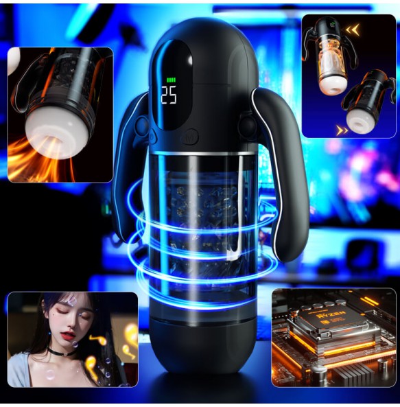 MizzZee - Futura Rotating Sucking Voice Masturbator Cup (Chargeable - Black) MizzZee - Futura Rotating Sucking Voice Masturbator Cup (Chargeable - Black)